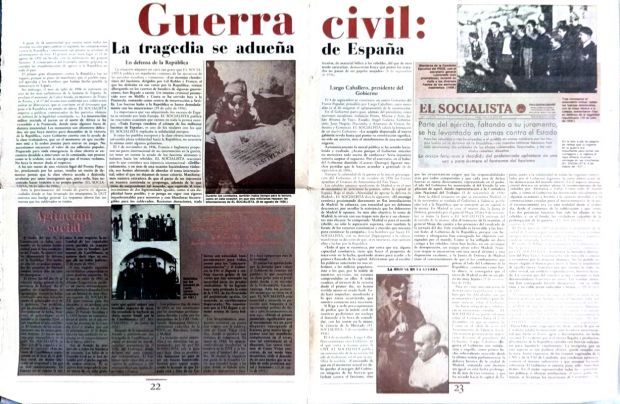 "El Socialista", el órgano central del Partido Obrero (PSOE), dedicado a conmemorar el centenario de la publicación y a recordar el periodo histórico entre 1931 y 1939 (desde la proclamación de la República hasta el fin de la Guerra Civil).