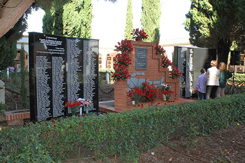 Villafranca de los Barros.  Monumento conmemorativo en homenaje a las víctimas de la represión franquista