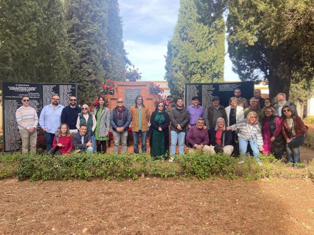 Villafranca de los Barros. Homenaje a las Víctimas de la Represión Franquista. 2025. Frente de Extremadura.